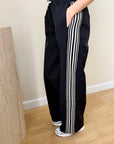 Siyah Paraşüt Pantalon
