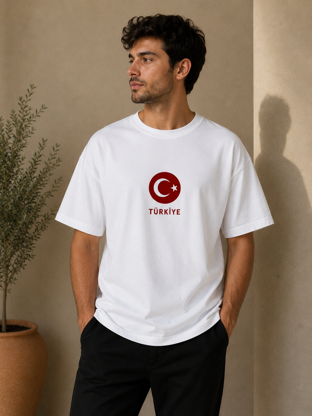 Oversize T-Shirt  Milli Takım AY YILDIZ TÜRKİYE