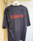 Oversize T-Shirt Siyah Milli Takım