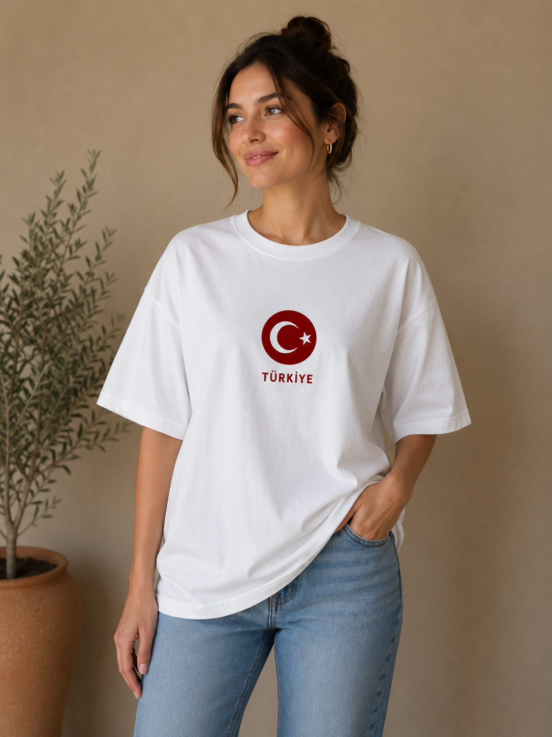 Oversize T-Shirt  Milli Takım AY YILDIZ TÜRKİYE
