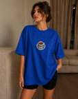 Oversize Baskılı T-Shirt Kadın Türk Kahvesi