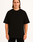 Oversize T-Shirt Siyah Erkek