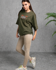 Oversize Baskılı T-Shirt Kadın To Be COOL