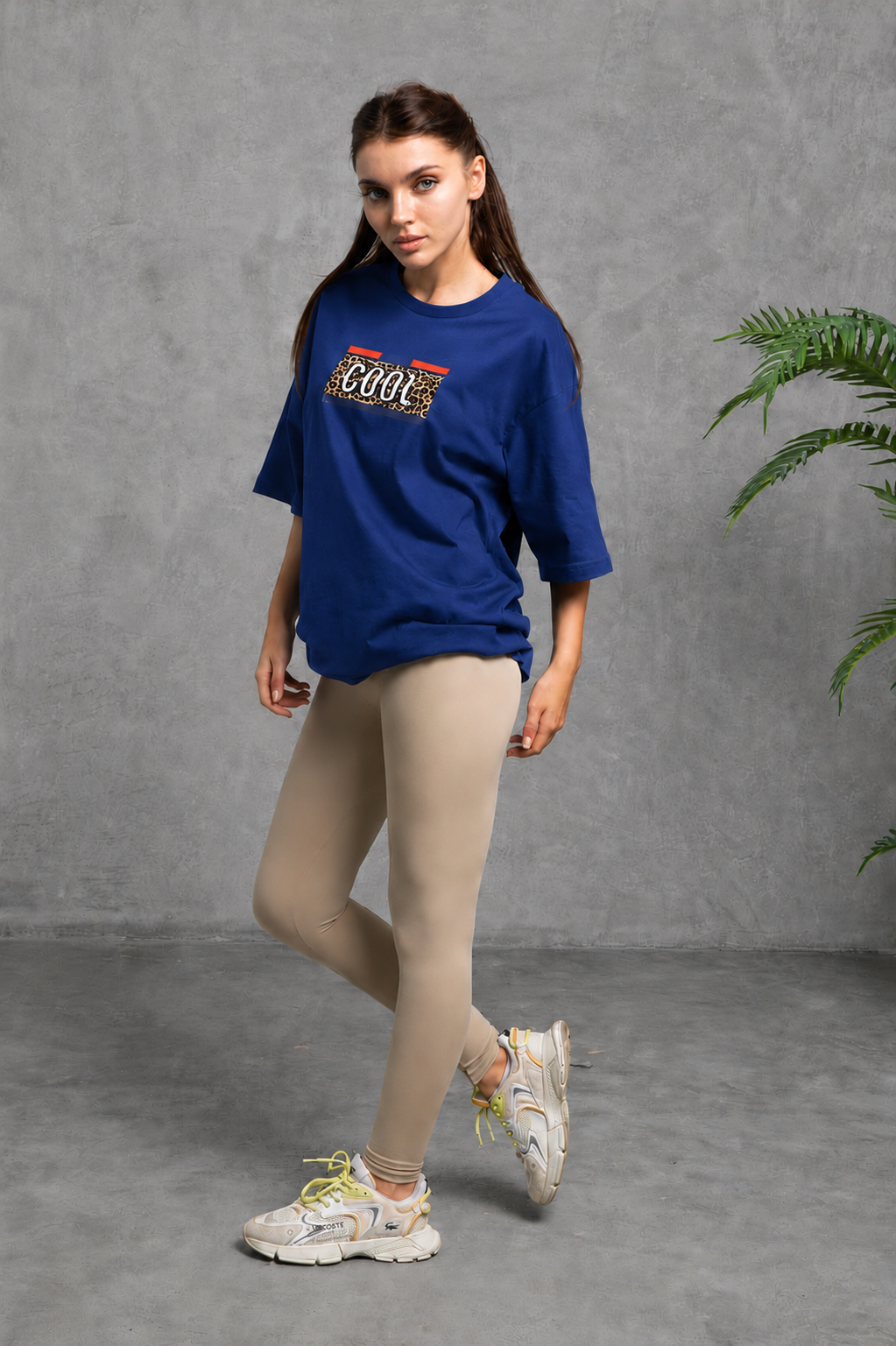 Oversize Baskılı T-Shirt Kadın To Be COOL
