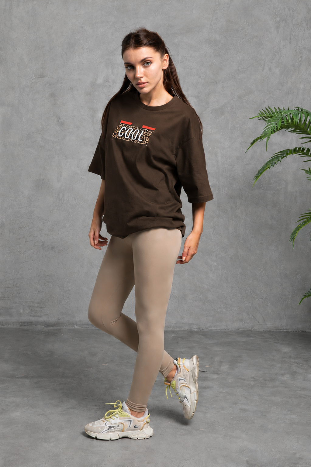 Oversize Baskılı T-Shirt Kadın To Be COOL