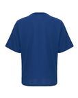 Oversize T-Shirt Saks Mavisi Kadın