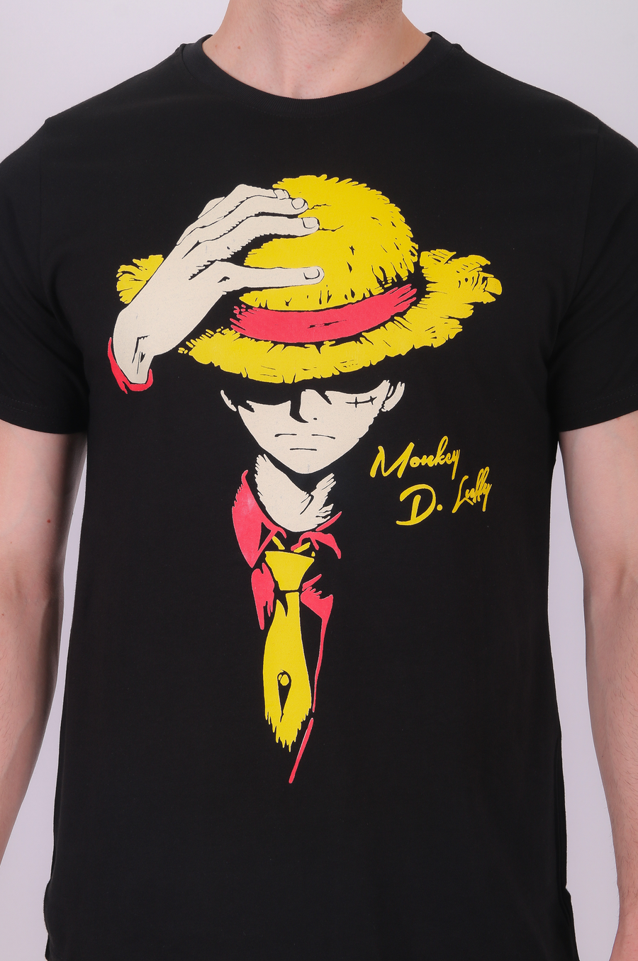 Baskılı T-Shirt One Piece Luffy