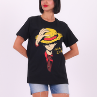 Baskılı T-Shirt One Piece Luffy