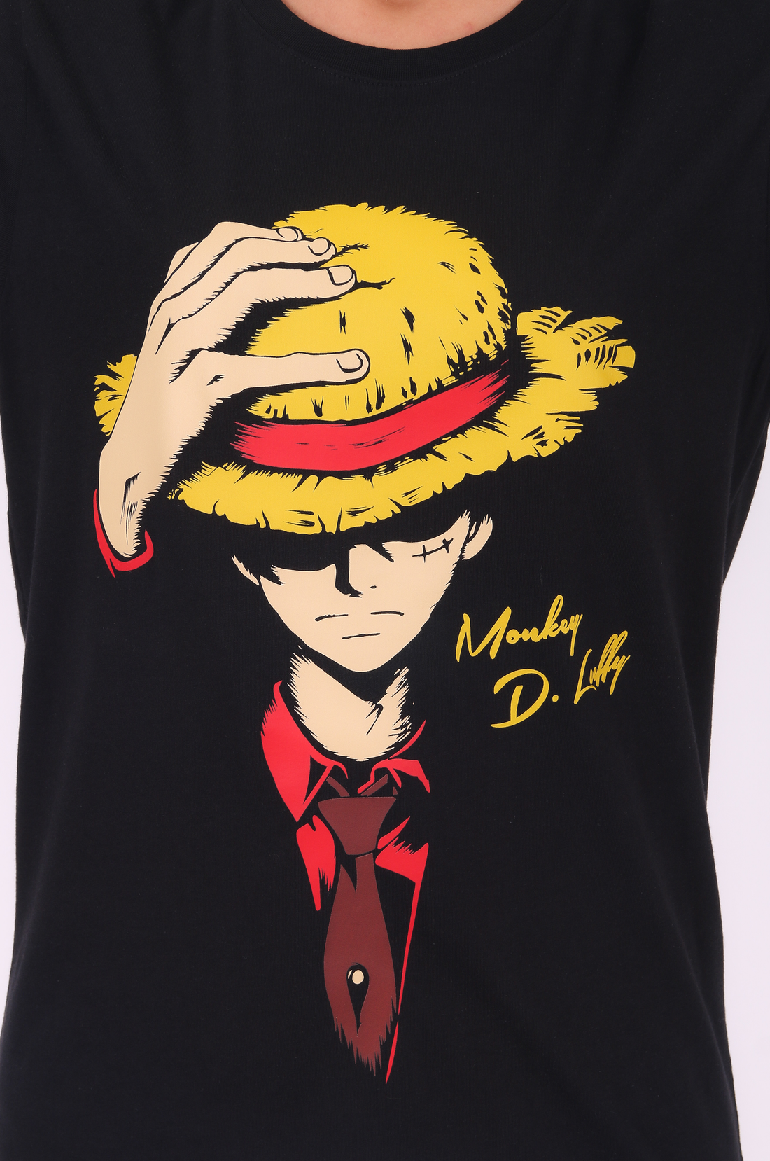 Baskılı T-Shirt One Piece Luffy