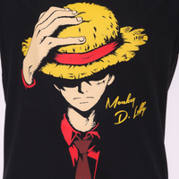 Baskılı T-Shirt One Piece Luffy