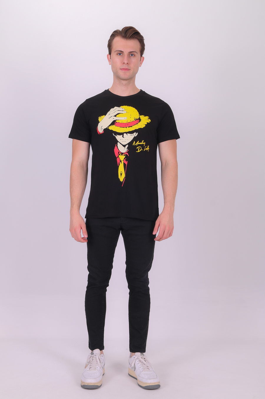 Baskılı T-Shirt One Piece Luffy