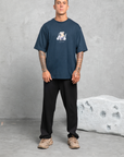 Oversize Baskılı T-Shirt Erkek