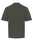 Oversize T-Shirt Haki Erkek