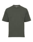 Oversize T-Shirt Haki Erkek