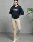 Oversize Baskılı T-Shirt Kadın