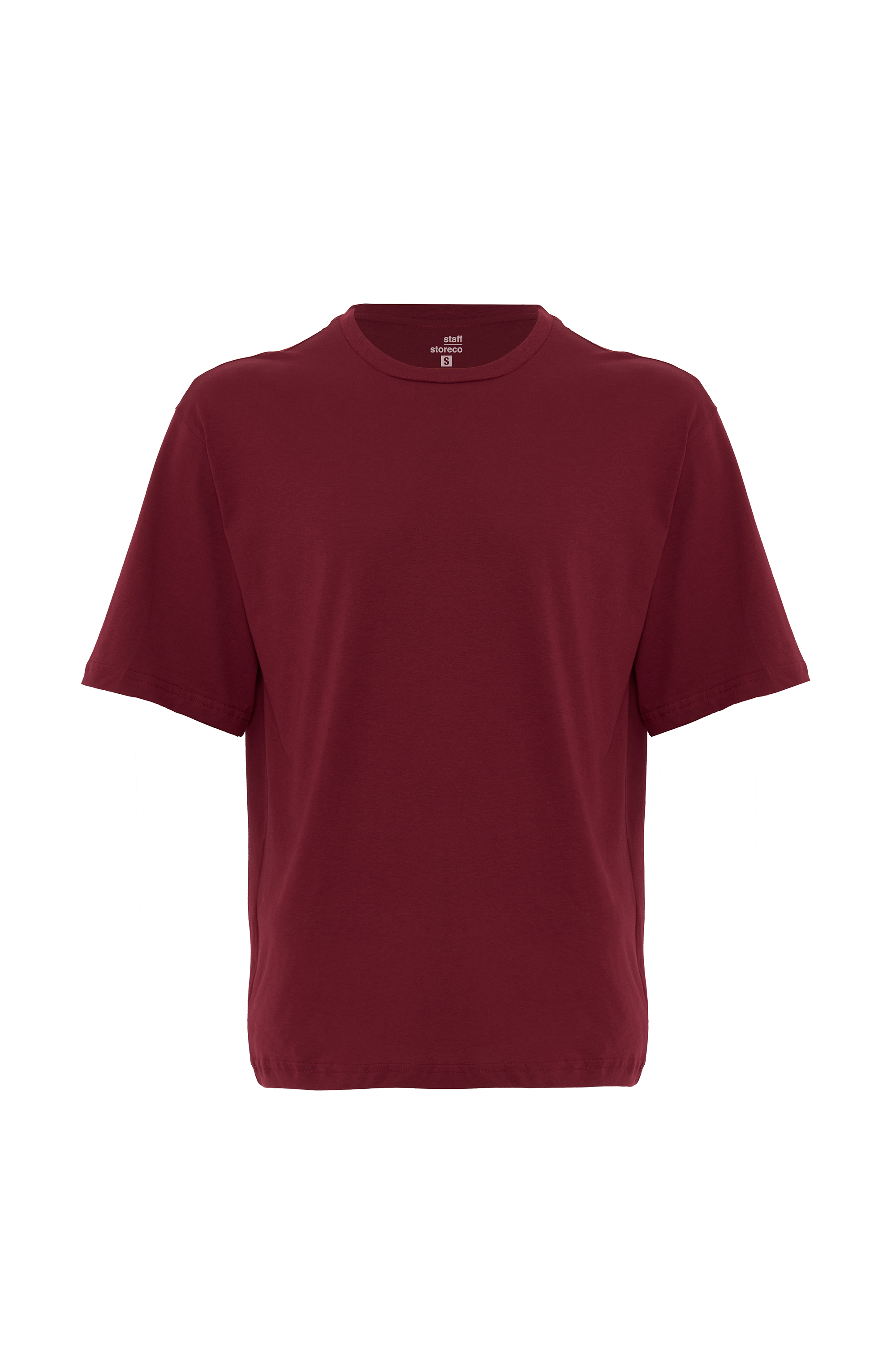 Oversize T-Shirt Ekru Kadın